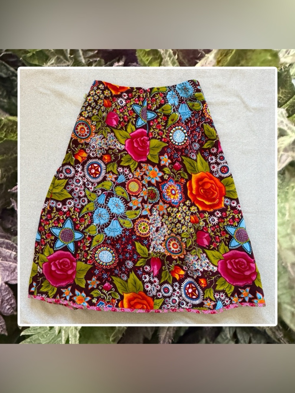 Rare Vintage Oilily Floral Velvet Numbered Ltd Ed, Size 38 - Picture 7 of 8
